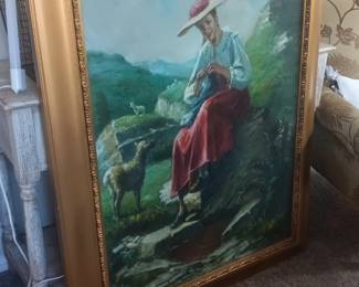 Huge oil on canvas