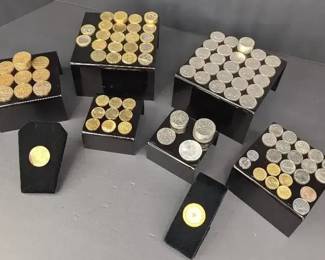 Vintage French Coin Collection