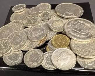Vintage Swiss Coins