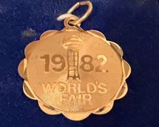 World's Fair 1982 14K Gold Pendant