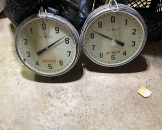 vintage metal & glass industrial detecto produce scales