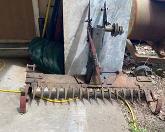 vintage belt-driven sickle bar mower attachment For tractor