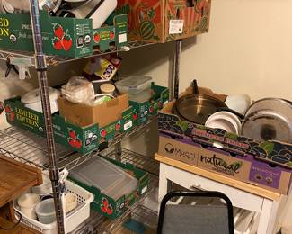 kitchen pots pans