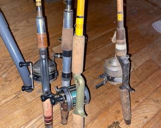 Fishing rods and reels