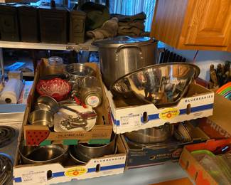kitchen pots pans