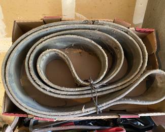 Hit and miss engine belt
