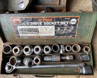 3/4" Drive socket set