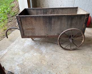 antique pull cart
