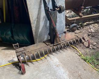 vintage belt-driven sickle bar mower attachment For tractor