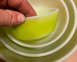 Fire King Mixing Bowl set