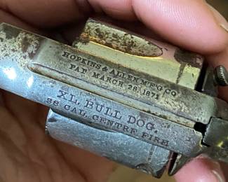 .38 revolver dated 1871 Hopkins and Allen