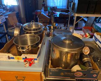 kitchen pots pans