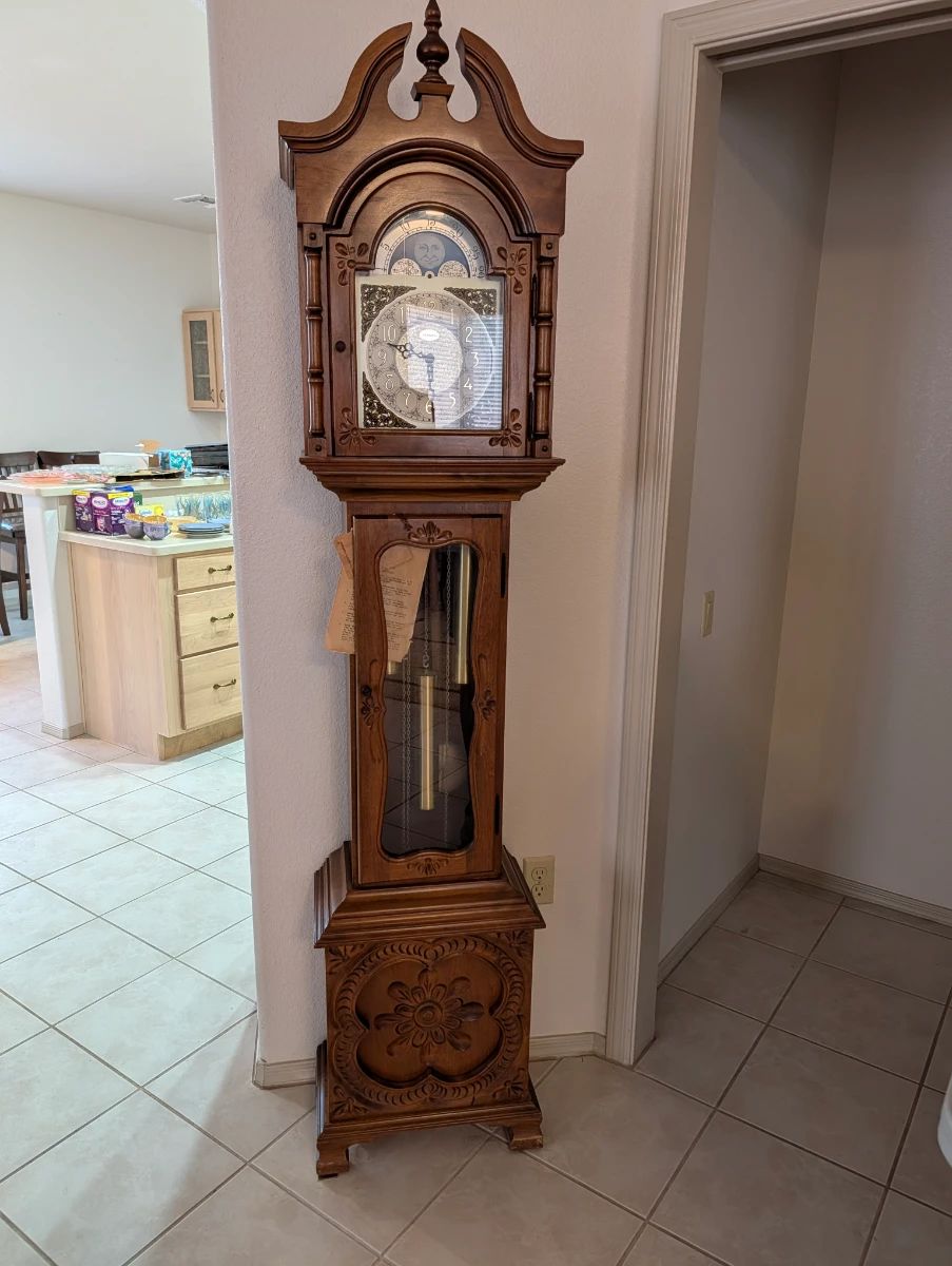 Vintage Hermes Grandfather Clock