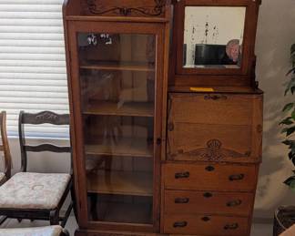 Antique Side By Side Secretary