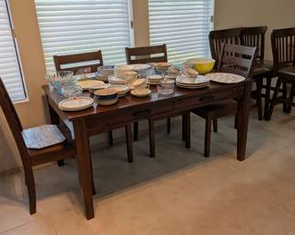 Large Dining Table With 6 Chairs