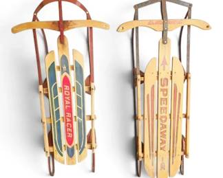 Vintage Royal Racer Speedway Sleds