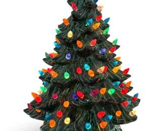 Vintage 14 Ceramic Christmas Tree