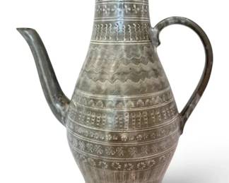 Gray Ceramic Ewer Made In Japan