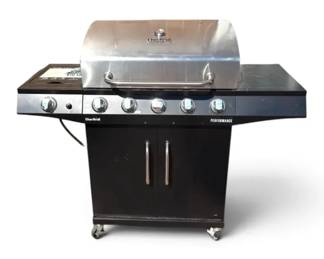 CharBroil Gas Grill on Wheels w Propane Tank