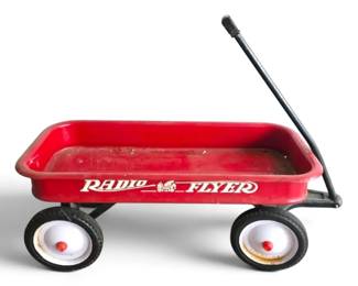 Vintage Metal Radio Flyer Wagon