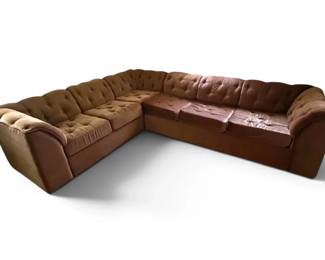 Sectional LShape PullOut Sleeper Sofa Townhouse Penthouse