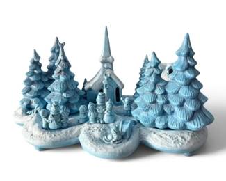 Vintage Glenview Mold Ceramic Christmas Village