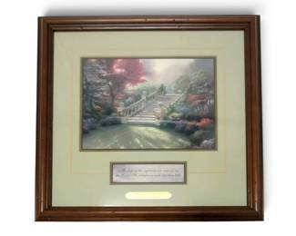 Framed Stairways To Paradise By Thomas Kinkade