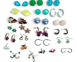 Vintage Colorful Earrings