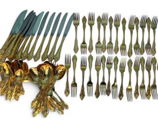 Oneida Community GoldToned Utensils