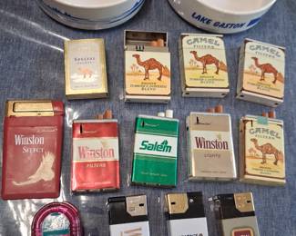 Huge selection of vintage lighters