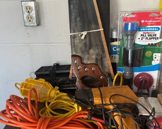 cords, vintage metal saws