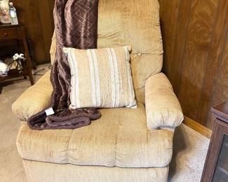tan recliner