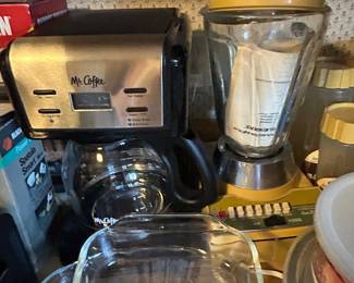 Mr Coffee and blender