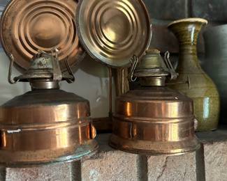 copper lanterns