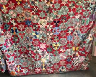 Quilts !!! quilt topper - the stitching on the back is something else!!!