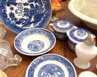 Blue Willow plates