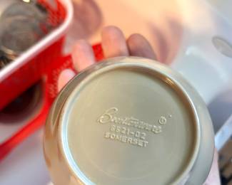 Boonton ware Somerset cream and sugar