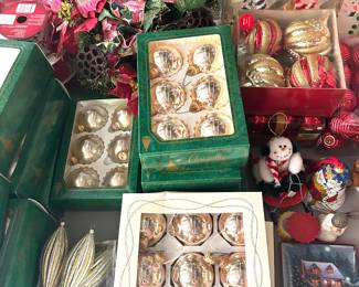 vintage glass ornaments