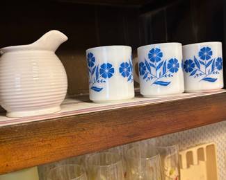 vintage Fire King mugs