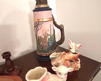 vintage ceramic planter, Stag stein .