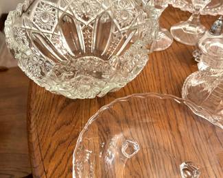 Fostoria glass platter