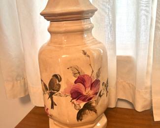 hand painted jar