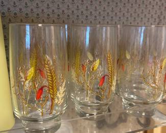 vintage Tivoli Luminarc glasses
