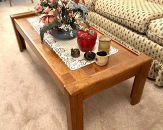oak coffee table
