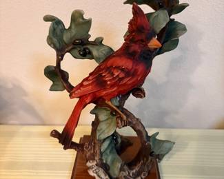 Red Cardinal Figurine by Giuseppe Armani 