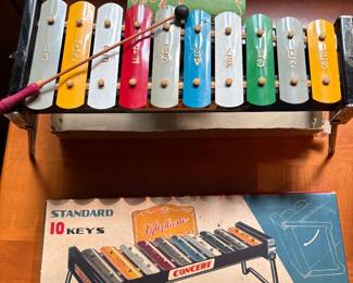 Vintage Toy Xylophone w/box