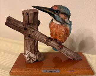Kingfisher by Giuseppe Armani, Florence 