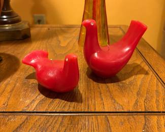 MCM Bird Candle Set 