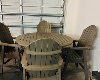 Funny, my patio furniture is actually outside.