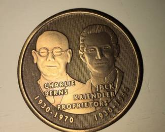 NYC 21 Club Founder Coin
